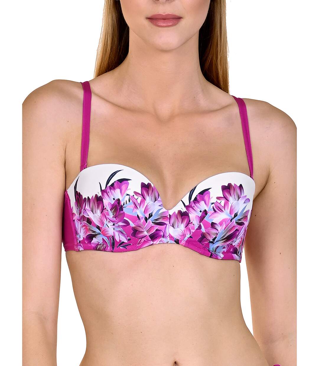 Haut maillot de bain bandeau balconnet préformé Egina Lisca-1