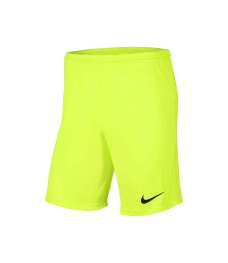 Short Dry Park Homme Vert Fluo Nike