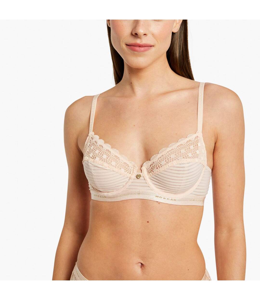 Soutien-gorge à armatures poudre Lily