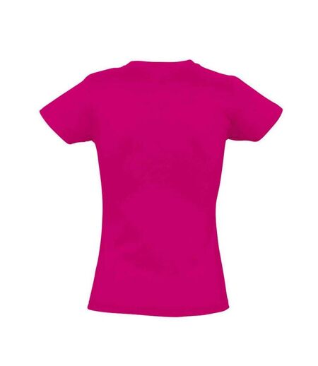 T-shirt Imperial Femme Fuchsia SOLS