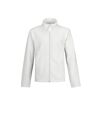 B&C Mens Two Layer Water Repellent Softshell Jacket (White/White Lining)