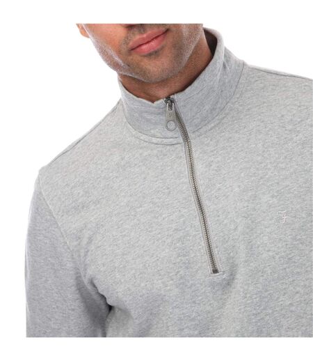 Sweat aintree homme gris chiné Farah