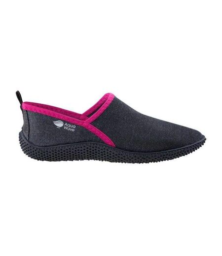 Chaussures Aquatiques Bargi Femme Noir Rose Aquawave
