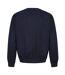 Mens Fleece Crew Neck Sweatshirt Navy Blue Iron Mountain-3