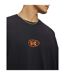 Mens Back Print Heavyweight T-shirt Black Orange Under Armour-3