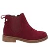 Hush Puppies Womens/Ladies Maddy Suede Ankle Boots (Bordeaux Red) - UTFS7392