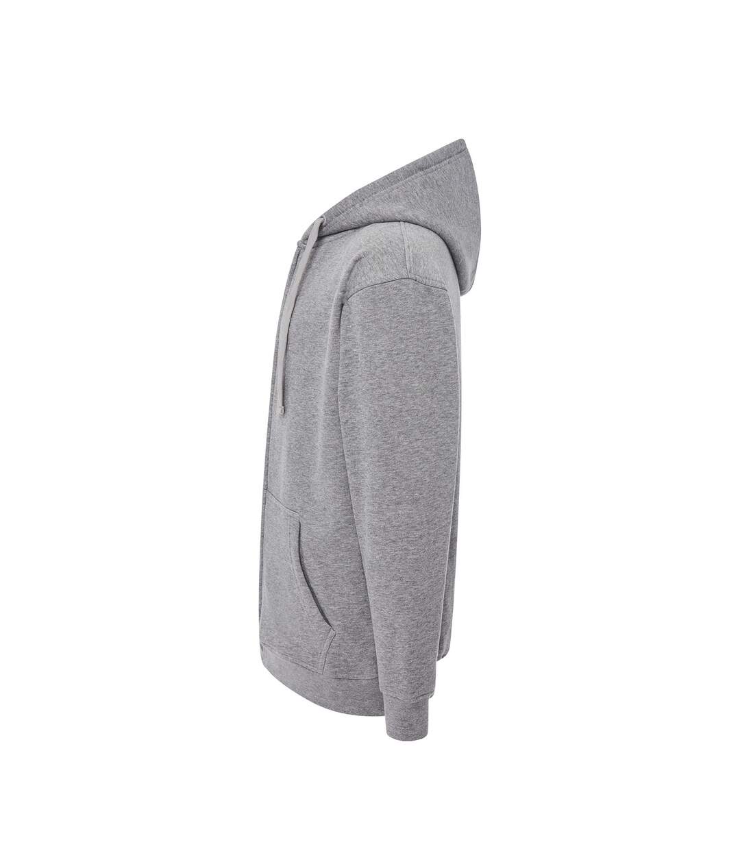 Veste À Capuche Motif/style Uni Adulte Gris Chiné JHK-3