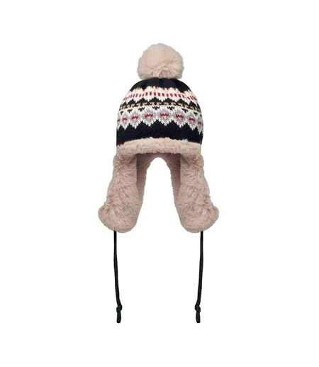 Bonnet Motif/style Tricoté Yulong Adulte Noir MidOcean