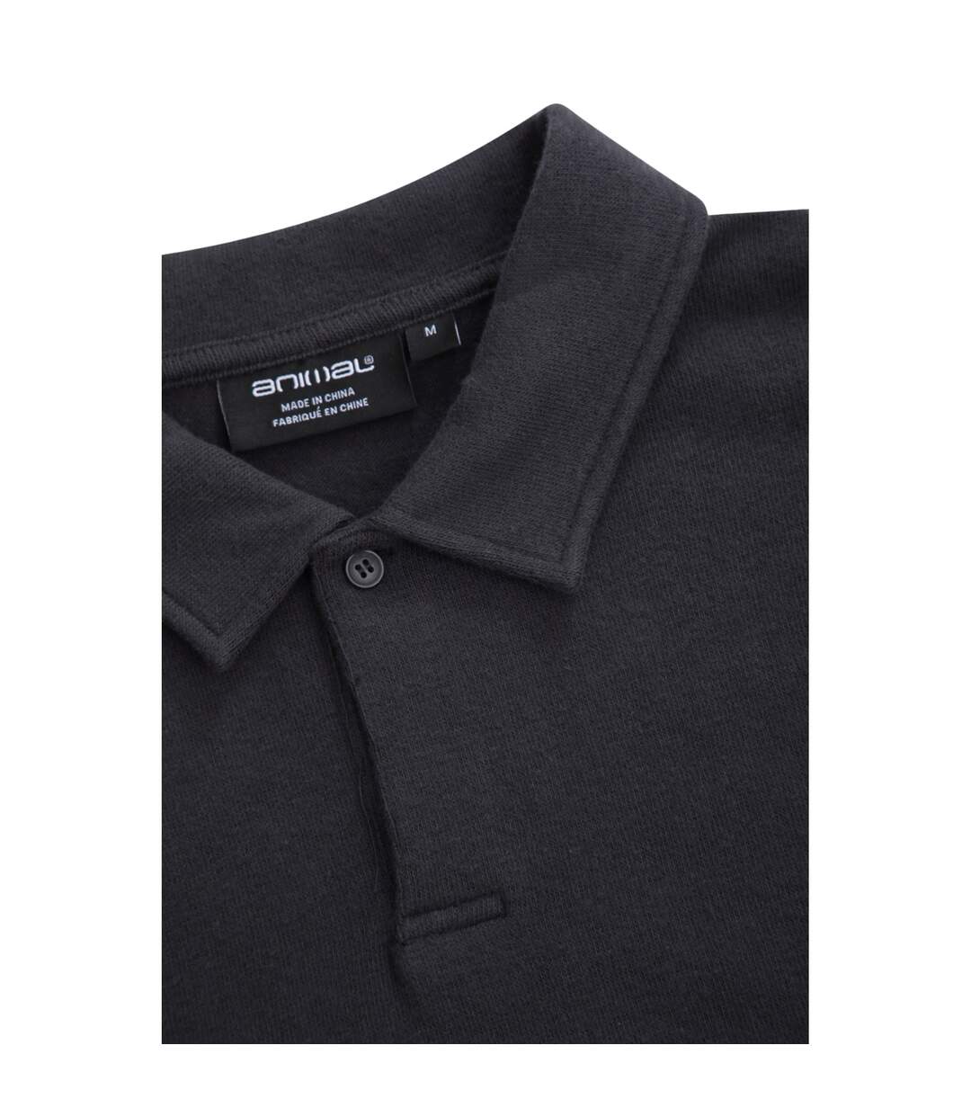 Polo Manches Longues Ollie Homme Noir Animal-4