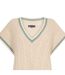 Womens/ladies Cable Knit Sweater Vest Varsity Green Levis-3