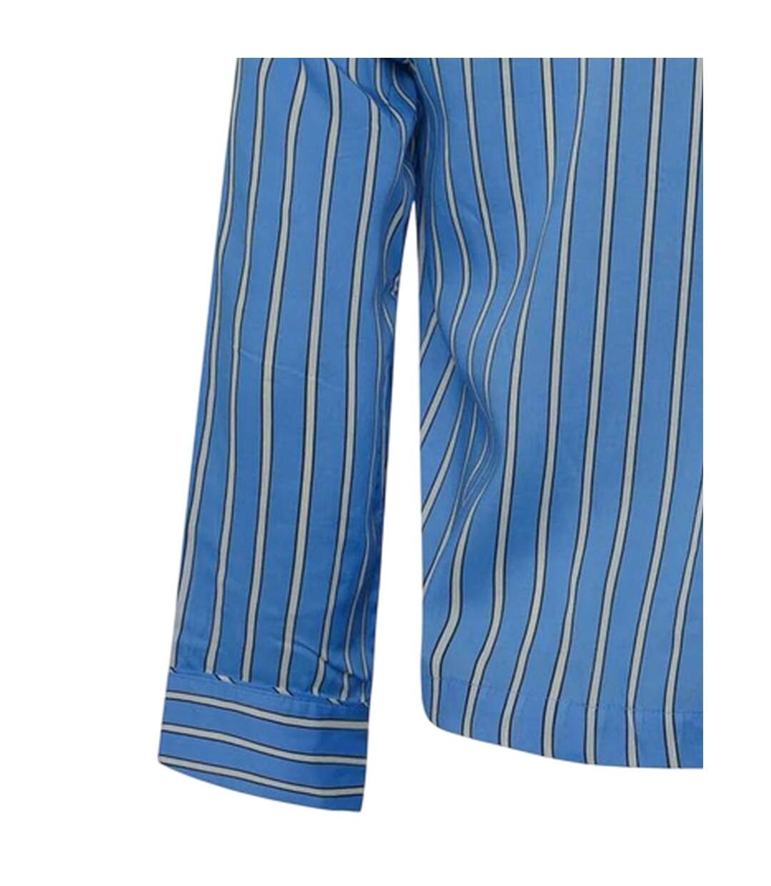 Haut De Pyjama Motif/style Logo Femme Bleu Hugo-4