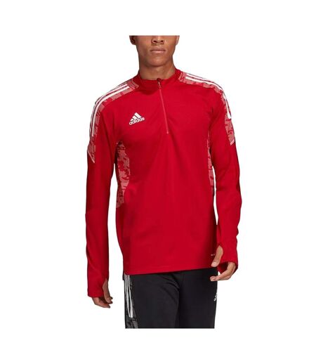 Haut de survêtement condivo homme rouge Adidas