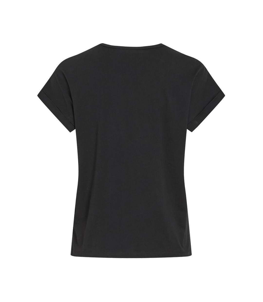 T-Shirt noir femme vila colby-2