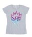 Disney - T-shirt DESCENDANTS PINK CROWN - Femme (Gris chiné) - UTBI17738-1