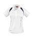 Polo team spirit femme blanc / bleu marine Spiro-1