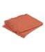 Lot de 2 Serviettes de Table Maha 40x40cm Terracotta-1
