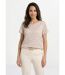 T-shirt dentelle manches courtes-1