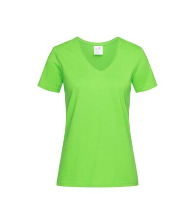 Stedman - T-shirt col V - Femme (Vert clair) - UTAB279