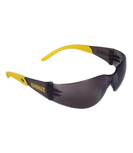 Unisex Protector Safety Eyewear One Size Charcoal Yellow Dewalt