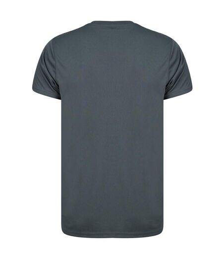 T-shirt Performance Adulte Gris Charbon Tombo