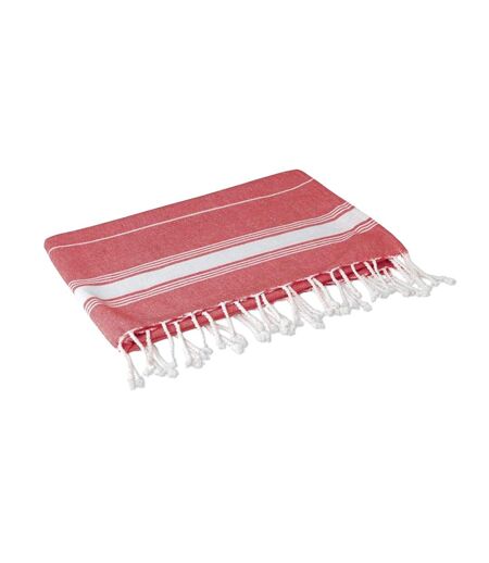 Malibu beach towel red MidOcean