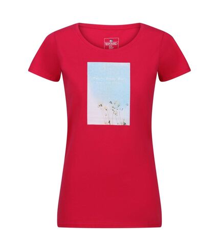 Regatta - T-shirt BREEZED - Femme (Rose fluo) - UTRG9043