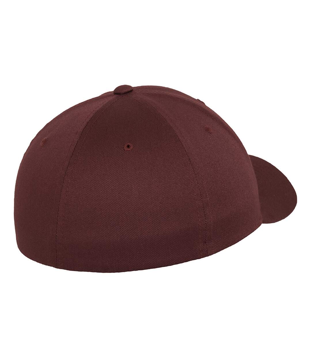 Casquette peignée wooly unisexe bordeaux Flexfit