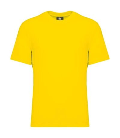 T-shirt de travail écoresponsable - Unisexe - WK308 - jaune fluo