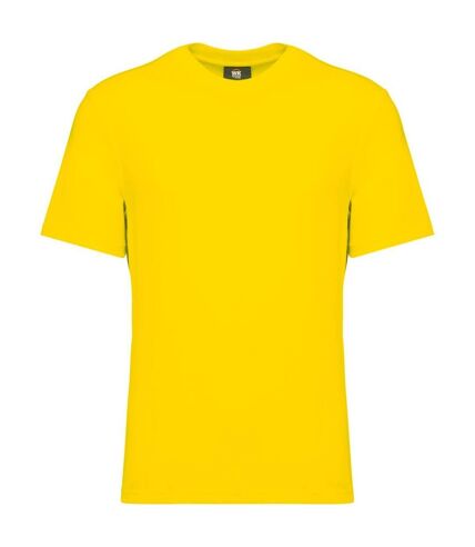 T-shirt de travail écoresponsable - Unisexe - WK308 - jaune fluo