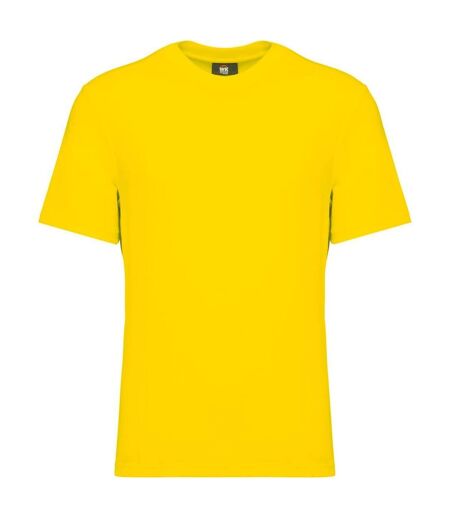 T-shirt de travail écoresponsable - Unisexe - WK308 - jaune fluo