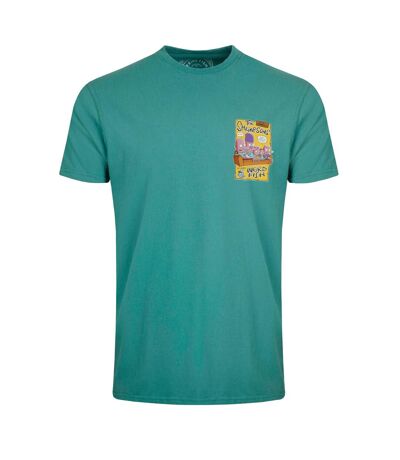 Mens shrimpsons back print t-shirt viridis Weird Fish