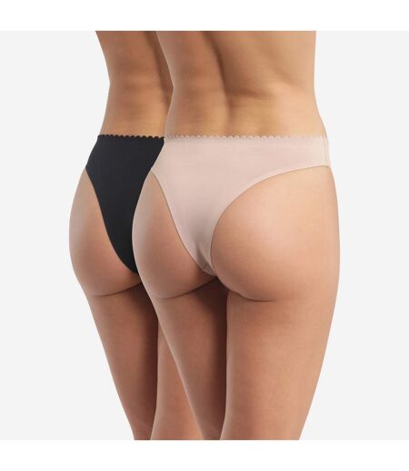 Lot de 2 tangas coton Body Touch Easy