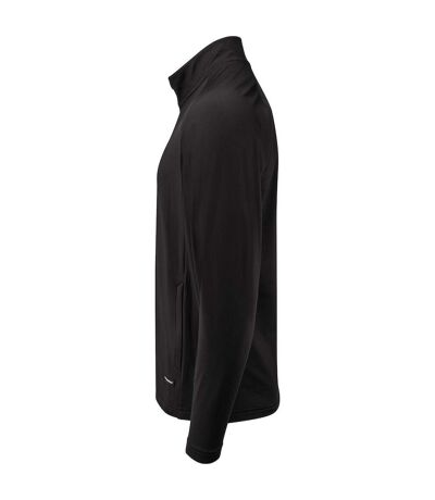 Mens Adapt Full Zip Fleece Jacket Black Cutter & Buck