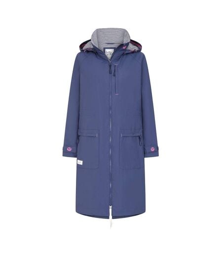 Veste Imperméable Motif/style Pénombre Femme Bleu Marine Lazy Jacks