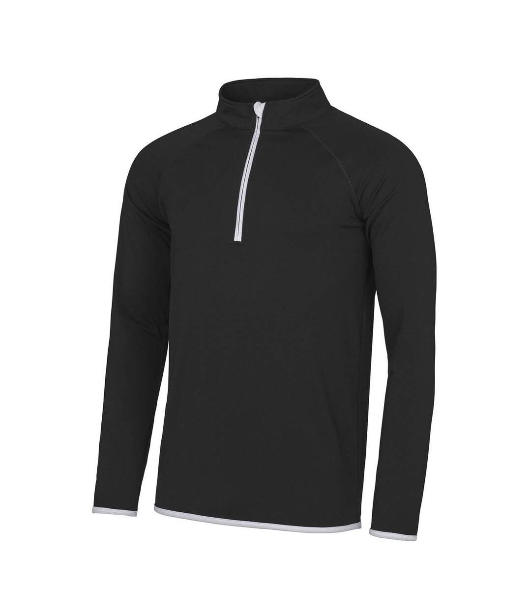 Sweat Motif/style Uni Homme Noir Vif Blanc Just Cool-1