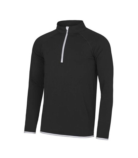 Sweat Motif/style Uni Homme Noir Vif Blanc Just Cool