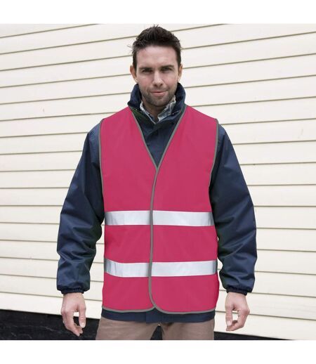 Gilet haute visibilité enhance adulte framboise SAFE-GUARD by Result