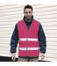 Gilet haute visibilité enhance adulte framboise SAFE-GUARD by Result-2