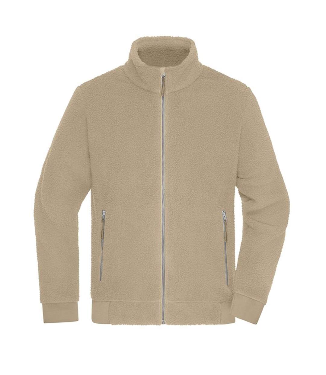 Veste Polaire Adulte Beige Gris James And Nicholson-1