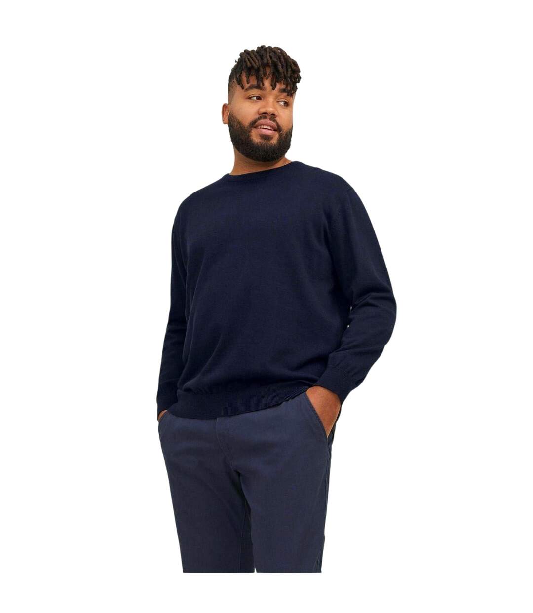 Haut Manches Longues Homme Bleu Marine Foncé Jack And Jones-4