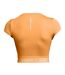 Womens/ladies Cross Logo Crop Top Orange Under Armour-3