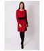 Robe en coton ceinturée TALAMANCA rouge Coton Du Monde