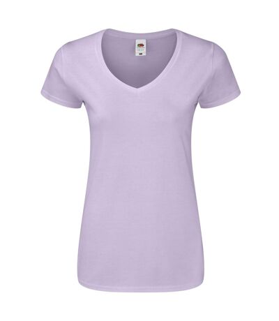 T-shirt Iconic Femme Lavande Clair Fruit Of The Loom