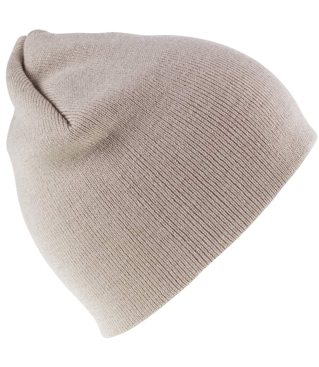 Result Pull On Soft Feel Acrylic Winter Hat (Stone) - UTBC975-1