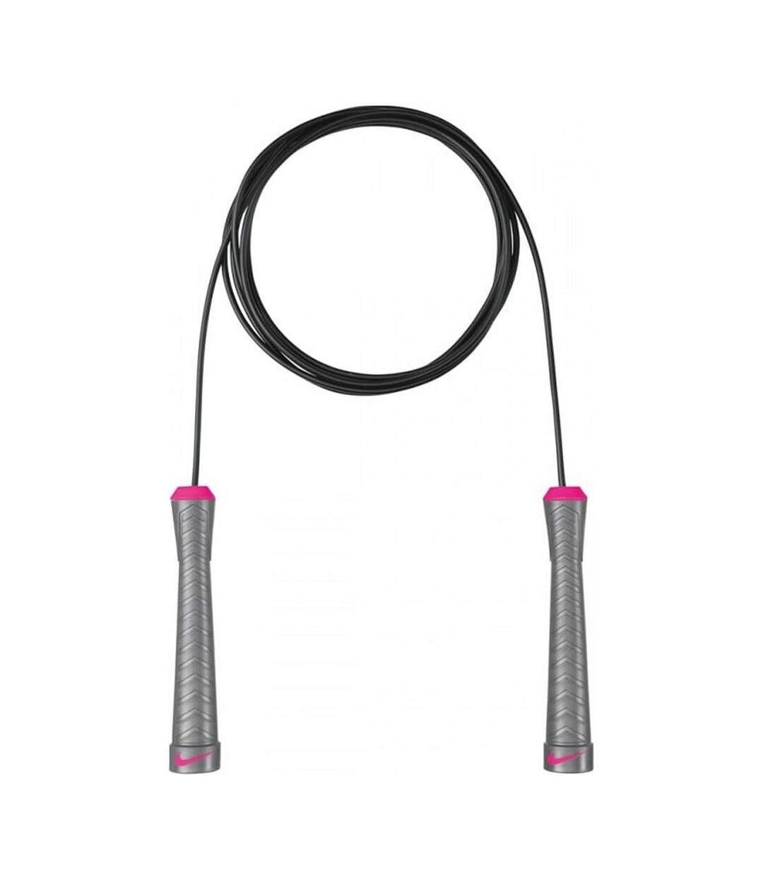 Corde à sauté  grise/rose femme nike fundamental-1
