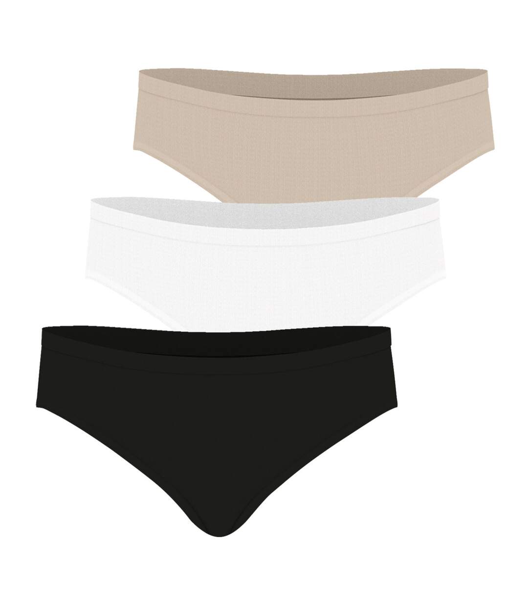 Lot de 3 culottes femme Ecopack Basic Athena-1