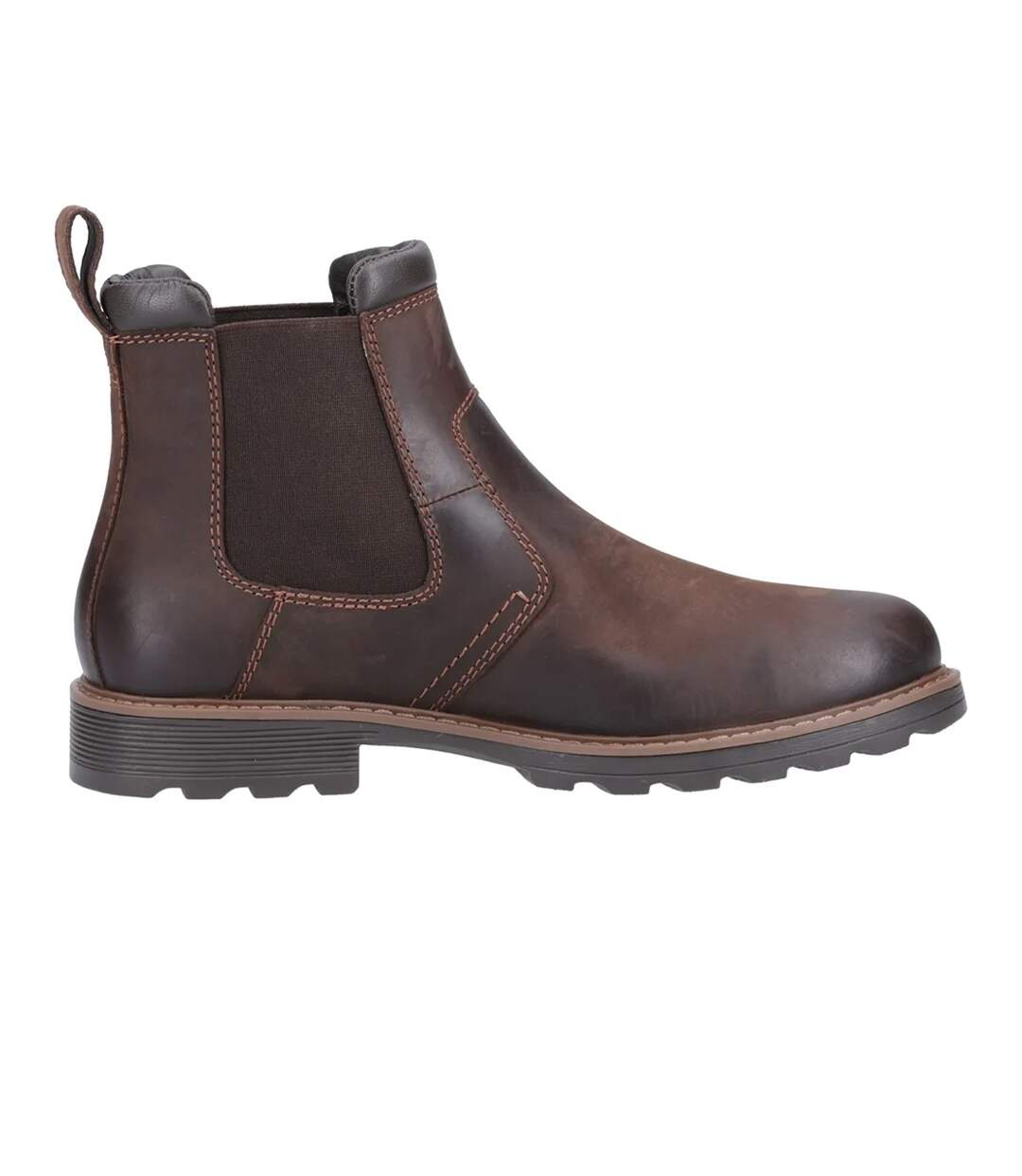 Mens Leafield Leather Chelsea Boots Brown Cotswold-4