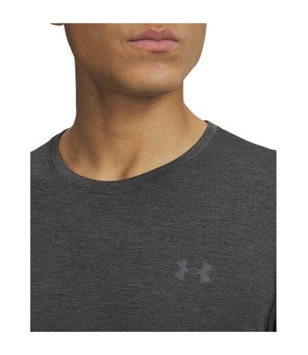 Mens Vanish T-shirt Black Grey Under Armour