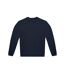 Unisex Adult Id.332 Crew Neck Sweatshirt Navy B&C-1