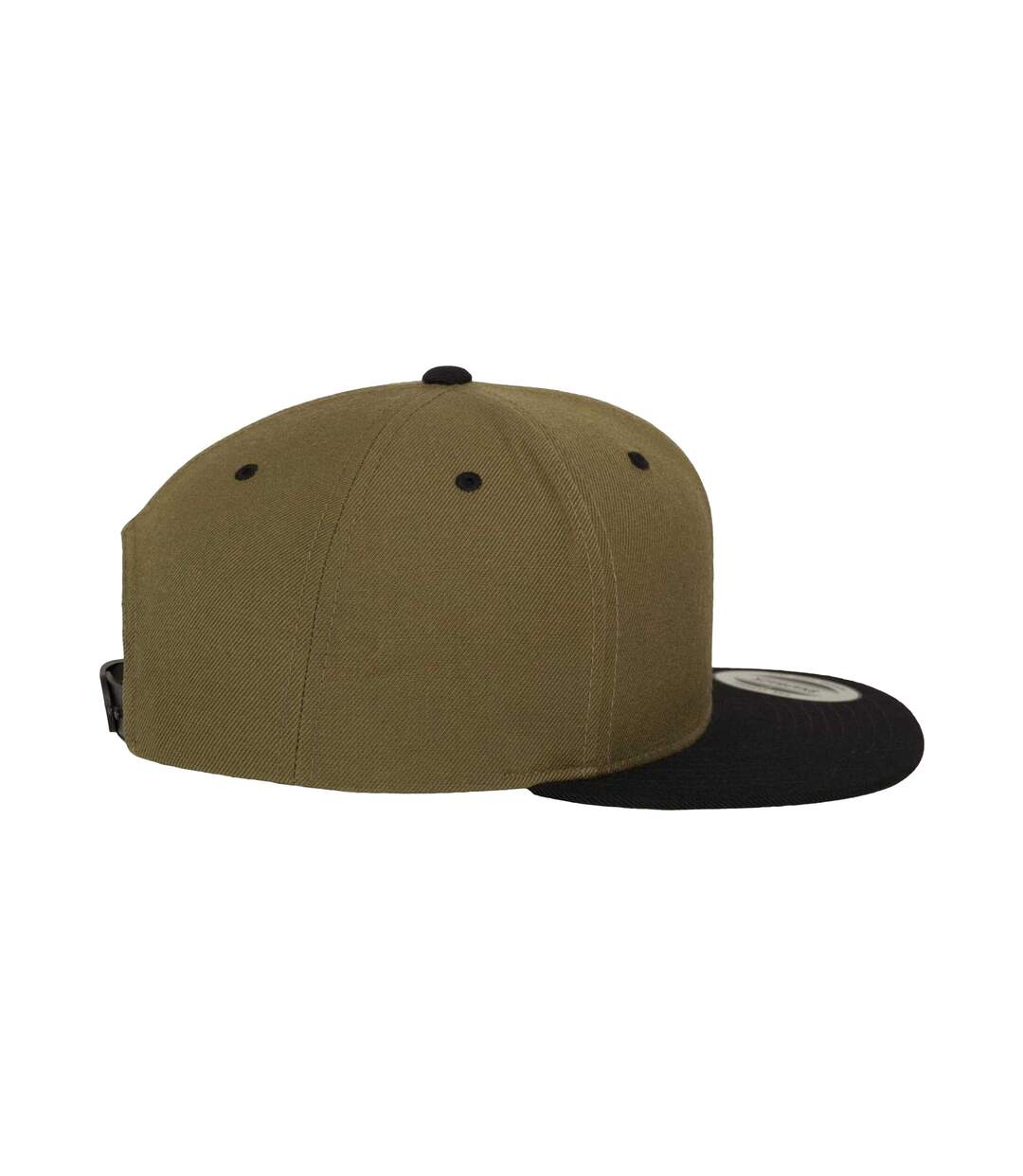Classic Two Tone Cap Olive Black Flexfit-4
